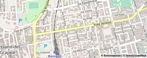 Mappa Bassano del Grappa