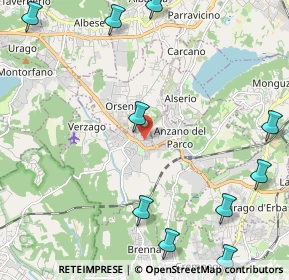 Mappa SS342, 22040 Alzate Brianza CO, Italia (3.14364)