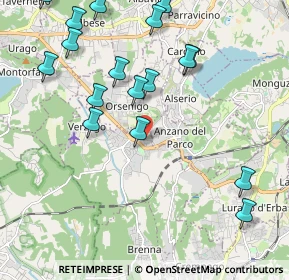 Mappa SS342, 22040 Alzate Brianza CO, Italia (2.39235)