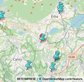 Mappa SS342, 22040 Alzate Brianza CO, Italia (6.21667)