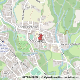 Mappa Via tasso torquato 8/b, 24021 Albino, Bergamo (Lombardia)