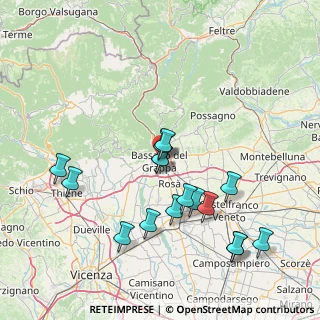 Mappa Viale dei Martiri, 36030 Bassano del Grappa VI, Italia (15.50375)