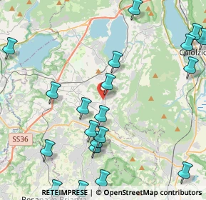 Mappa Via Aldo Moro, 23843 Dolzago LC, Italia (5.4035)