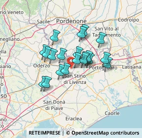 Mappa Via Paludelli, 31045 Motta di Livenza TV, Italia (9.6745)