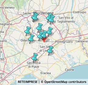 Mappa Via Paludelli, 31045 Motta di Livenza TV, Italia (10.605)