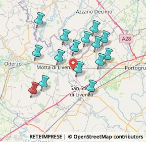 Mappa Via Paludelli, 31045 Motta di Livenza TV, Italia (6.56133)