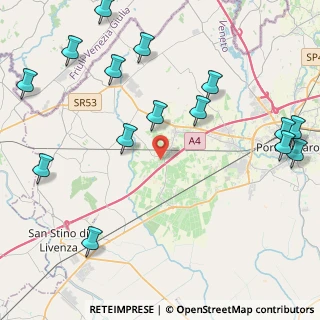Mappa Via delle Canne Viole, 30026 Portogruaro VE, Italia (5.522)