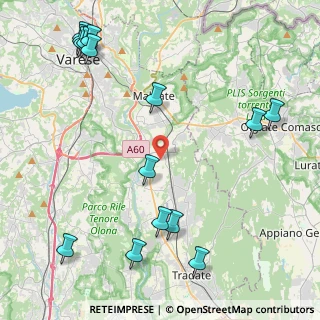 Mappa Via Milano, 21040 Vedano Olona VA, Italia (5.67533)