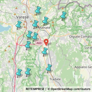 Mappa Via Milano, 21040 Vedano Olona VA, Italia (4.72417)
