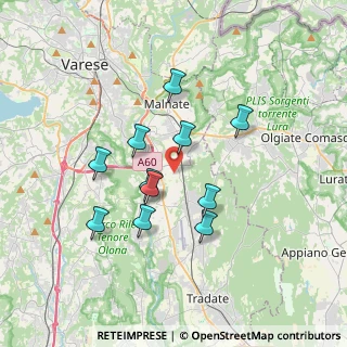 Mappa Via Milano, 21040 Vedano Olona VA, Italia (3.02545)
