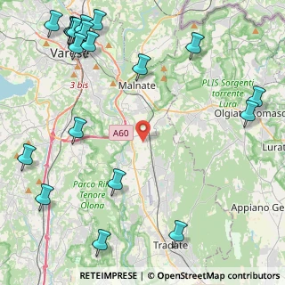 Mappa Via Milano, 21040 Vedano Olona VA, Italia (6.483)