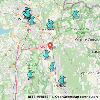Mappa Via Milano, 21040 Vedano Olona VA, Italia (5.9355)