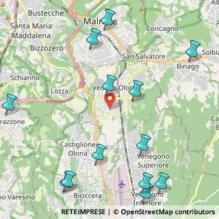 Mappa Via Milano, 21040 Vedano Olona VA, Italia (2.89923)
