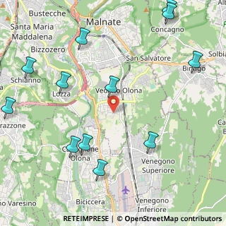 Mappa Via Milano, 21040 Vedano Olona VA, Italia (2.77333)