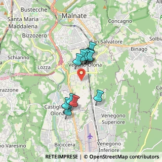 Mappa Via Milano, 21040 Vedano Olona VA, Italia (1.24231)