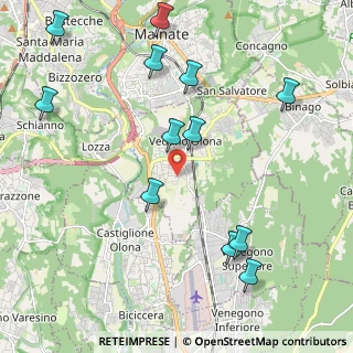 Mappa Via Milano, 21040 Vedano Olona VA, Italia (2.44)