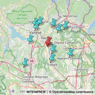 Mappa Via Milano, 21040 Vedano Olona VA, Italia (6.30385)