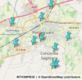 Mappa Via Francesco Baracca, 30026 Portogruaro VE, Italia (2.33)