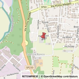 Mappa Via Genova, 11D, 21040 Vedano Olona, Varese (Lombardia)