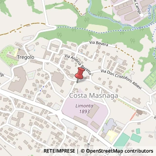 Mappa Via Tessitura, 4, 23845 Costa Masnaga, Lecco (Lombardia)