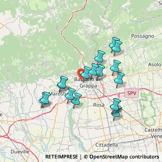 Mappa Viale Antonio Palladio, 36061 Bassano del Grappa VI, Italia (6.75412)