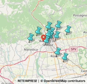 Mappa Viale Antonio Palladio, 36061 Bassano del Grappa VI, Italia (4.68417)