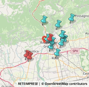 Mappa Viale Antonio Palladio, 36061 Bassano del Grappa VI, Italia (5.58286)