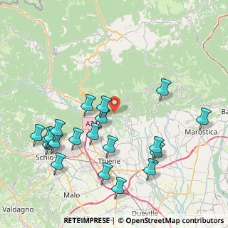 Mappa Via Castellan, 36030 Caltrano VI, Italia (9.3055)