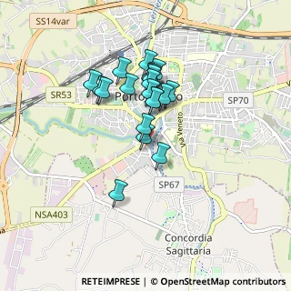 Mappa Via Reghena, 30026 Portogruaro VE, Italia (0.681)