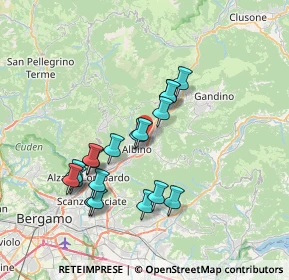 Mappa M. O, 24021 Albino BG, Italia (6.67222)