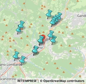 Mappa Via Patrioti, 24021 Albino BG, Italia (3.36267)