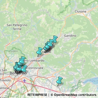 Mappa Via Patrioti, 24021 Albino BG, Italia (9.517)