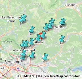 Mappa Via Patrioti, 24021 Albino BG, Italia (6.76895)