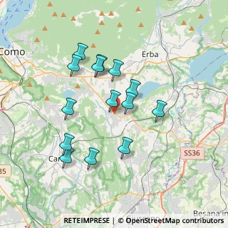 Mappa Strada Provinciale, 22040 Alzate Brianza CO, Italia (3.24571)