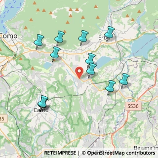 Mappa Strada Provinciale, 22040 Alzate Brianza CO, Italia (4.0825)