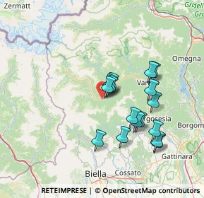 Mappa Via per, 13028 Scopello VC, Italia (12.7225)