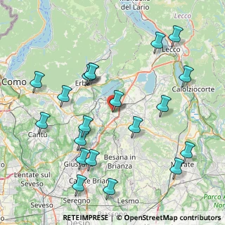 Mappa Via XXV Aprile, 23845 Costa Masnaga LC, Italia (9.233)