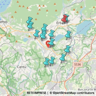 Mappa Via Don L. Galbusera, 22040 Alzate Brianza CO, Italia (3.21067)