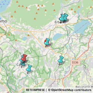 Mappa Via Don L. Galbusera, 22040 Alzate Brianza CO, Italia (4.86727)