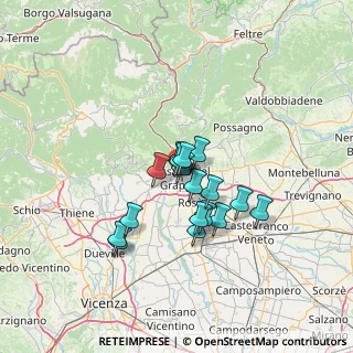 Mappa Via G. Volpato, 36061 Bassano del Grappa VI, Italia (9.77706)