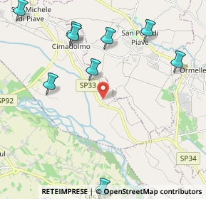Mappa Via Venel, 31010 Cimadolmo TV, Italia (2.92273)
