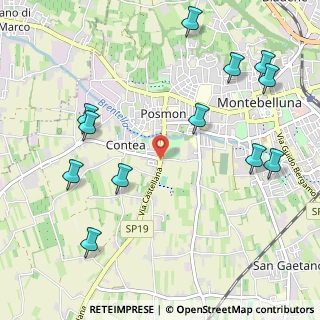 Mappa Via Cà Mora, 31044 Montebelluna TV, Italia (1.28417)