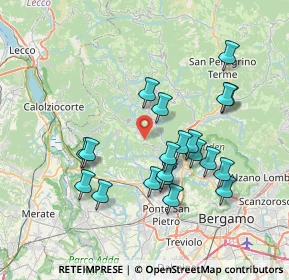 Mappa 24030 Roncola BG, Italia (7.0215)