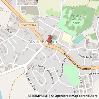 Mappa Via IV Novembre, 51, 22040 Alzate Brianza, Como (Lombardia)