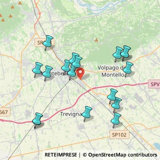 Mappa Via Fermi, 31044 Montebelluna TV, Italia (4.23176)