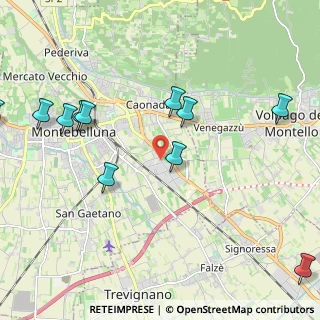 Mappa Via Fermi, 31044 Montebelluna TV, Italia (2.53545)