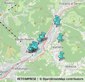Mappa Via Monsignor Signori, 24021 Albino BG, Italia (1.3825)
