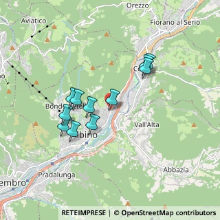 Mappa Via Monsignor Signori, 24021 Albino BG, Italia (1.53727)