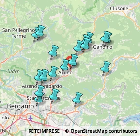 Mappa Via Monsignor Signori, 24021 Albino BG, Italia (6.77789)