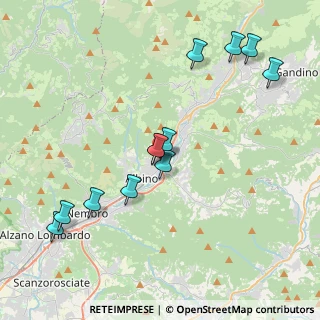 Mappa Via Monsignor Signori, 24021 Albino BG, Italia (4.09333)